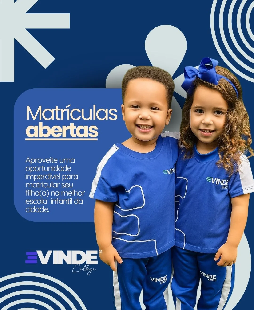 Matrículas abertas na Vinde College